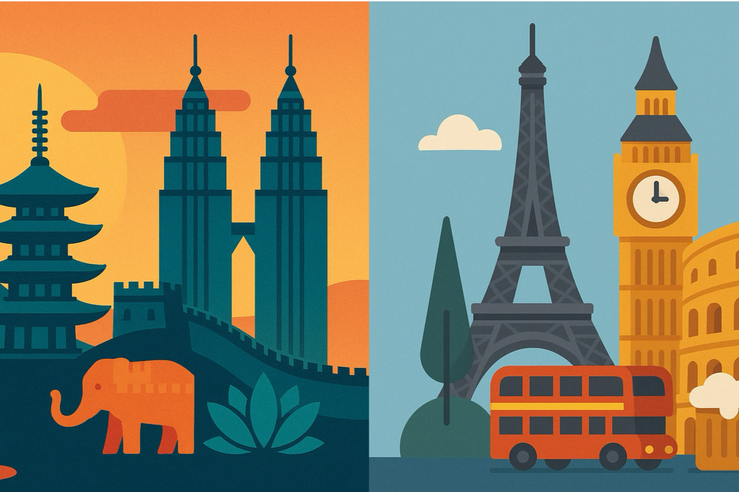 2 美元體驗 亞洲和歐洲地區